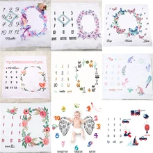 Accessoires Photo pour bébé garçon fille | Dessin animé, couvertures d'arrière-plan, calendrier d'arrière-plan, accessoires Photo