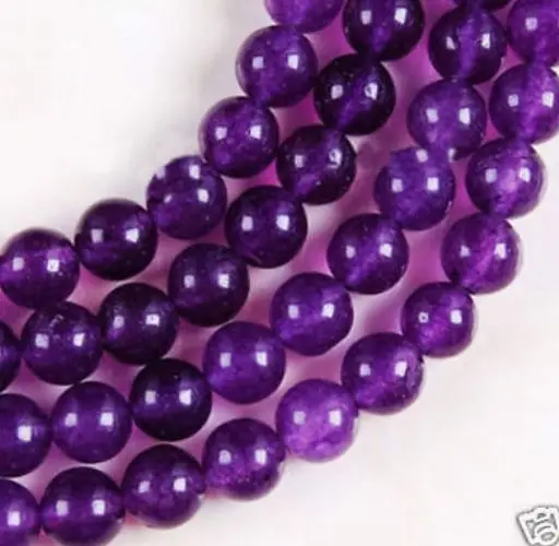 

NEW 6mm Russican Amethyst Round Gemstone Loose Beads 15 AAA sf