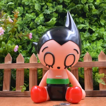 

9" Anime Astro Boy Close Your Eyes Sitting Position Ver Mighty Atom Art Craft PVC Action Figure Collectible Model Toy 24CM B761