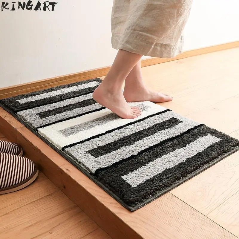 Прихожей толстые коврики Tapete балкон нескользящий коврик для кухни, ванной коврики для дома коврик для ванной комнаты, мягкий коврик для