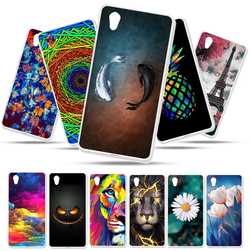 

Bolomboy Painted Case For Sony Xperia Z5 Case Silicone Soft TPU Cases For Sony Z5 Cover Wildflowers Cute Animal Bags