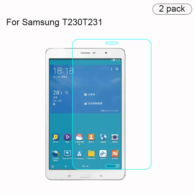 0 3 мм закаленное стекло для Samsung Galaxy Tab 4 9. T230 T231 защита экрана 9H жесткий Анит