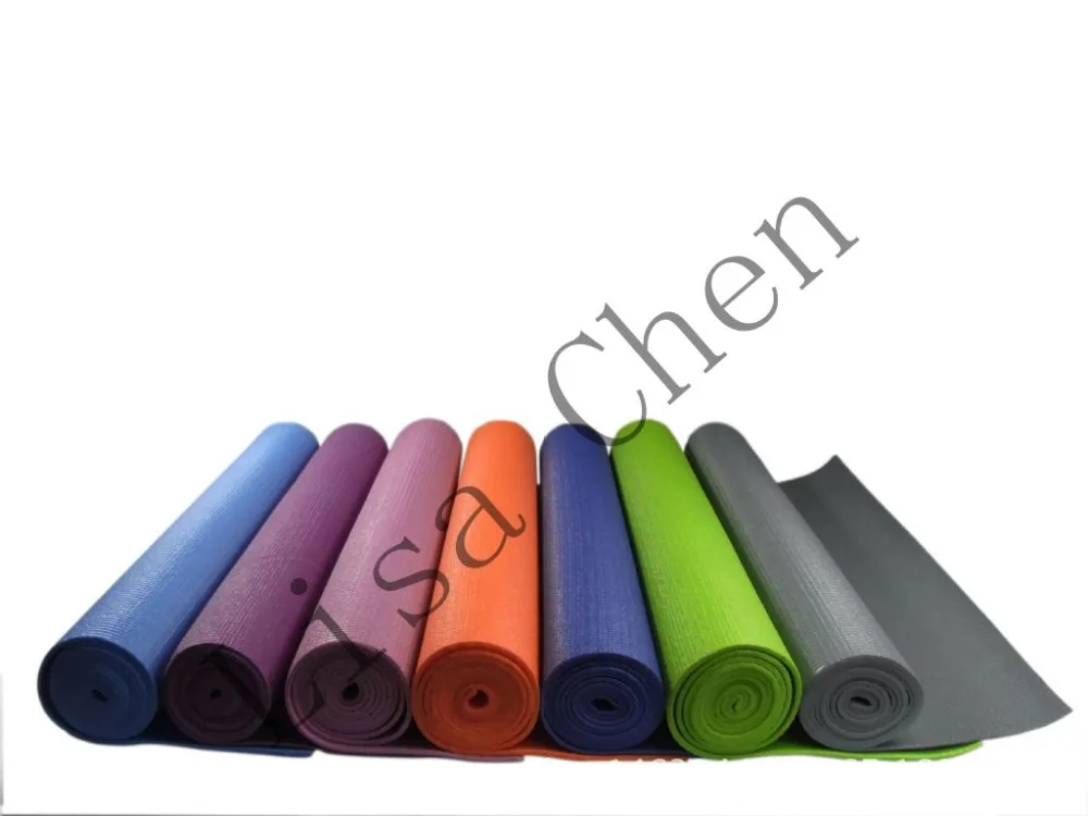 Buy 6mm PVC sit ups fitness yoga mat anti skid