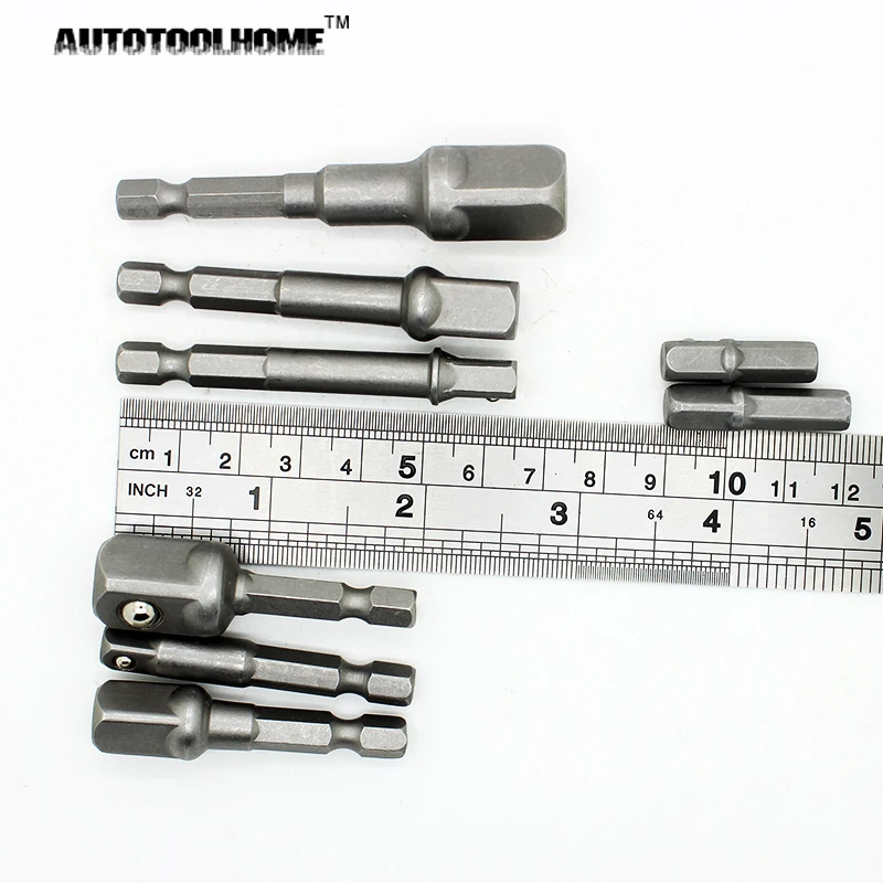 Адаптер с шестигранным хвостовиком AUTOTOOLHOME 8x 1/4 Отвертка удлинитель гаечного