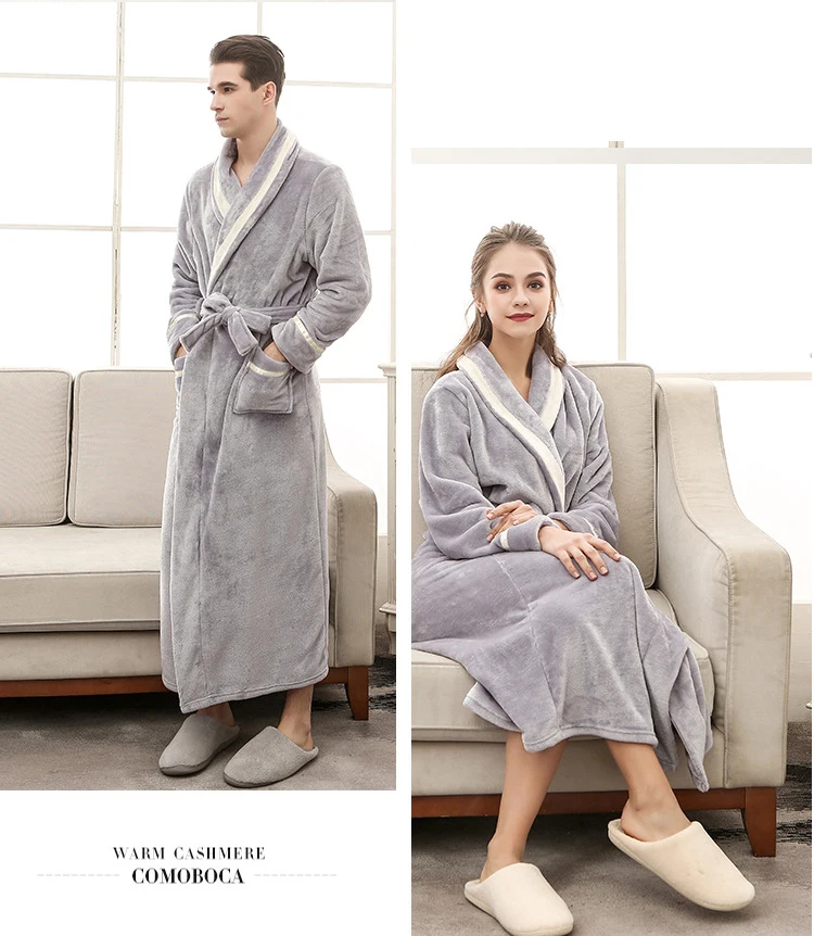 Women's Robe Warm Sexy Winte Bathrobe Women Cotton Robe Women's Bathrobe Dressing Gowns For Women Home Gowns Sleepwear Clothes 25