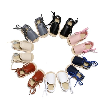 

Stylish Summer Baby Boys Girls Solid Lace-Up Sandals Infant Soft Bottom Casual Walking Shoes Baby Shoes Baby Girl Sandals