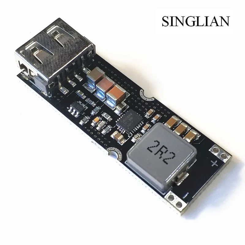 NEW 1PCS TPS61088 Boost Module Fast Charging Source Module 3.2V3.7V4.2V to 5V9V12V Mobile Phone QC Fast Charging