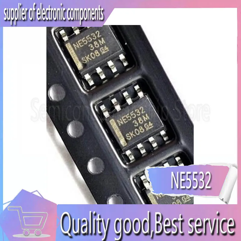 20 шт. коммутационный усилитель N5532 NE5532 NE5532D NE5532DR | Электроника