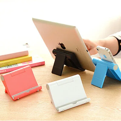 

Universal portable folding mobile phone holder for iphone 6s plus samsung S6 adjustable lazy holder for iPad tablet computer