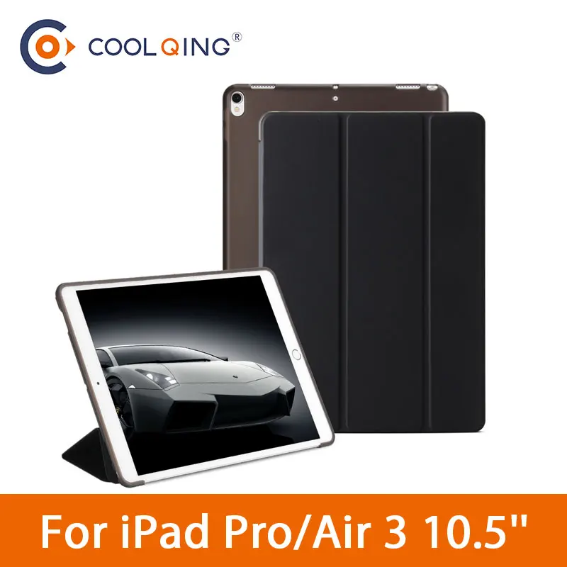 

Tablets Case For iPad Pro 10.5 2017 2019 iPad Air 3 10.5 Cases Smart TPU Soft Tri-folded Protective Covers For iPad Pro/Air Case