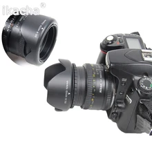 55 мм реверсивная лепестковая бленда для объектива Nikon D7000 D5200 D5100 D3200 D3100