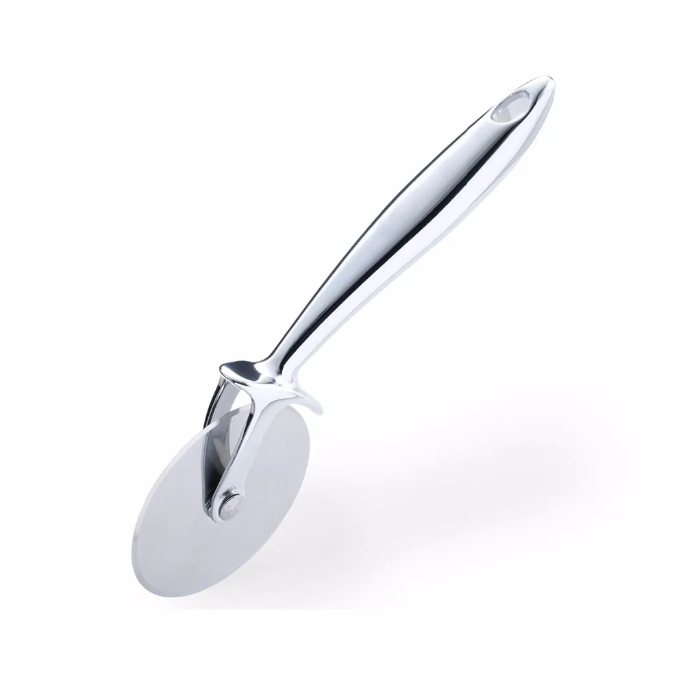 Zinc Alloy Pizza Cutter Round Shape Stainless Steel Pizza Wheels Cutters Cake Bread Round Knife Cutter Tools