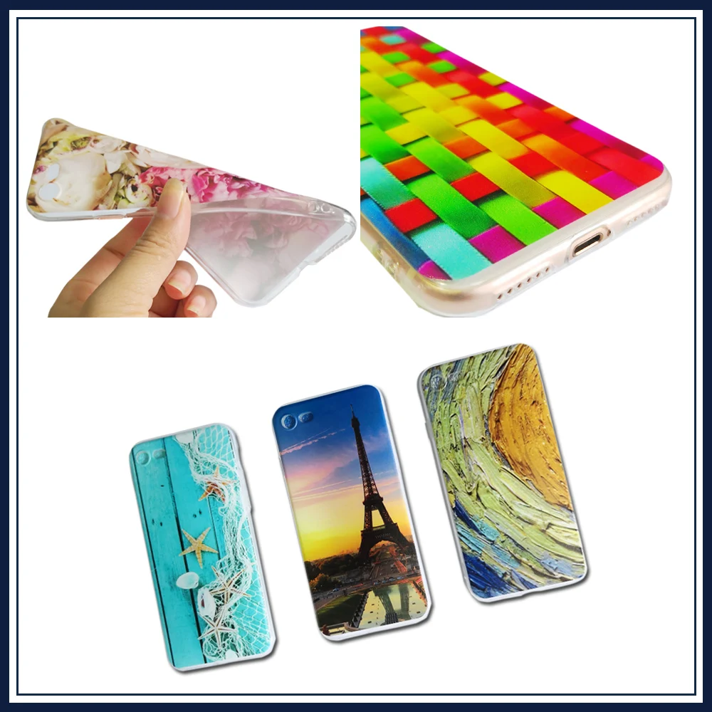 iphone 8 clear case 282H stripe gold glitter Wavy pattern Soft TPU Silicone Cover Case For Apple iPhone  6 6s 7 8 plus Case iphone 7 plus phone cases