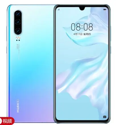 HuaWei P30 мобильный телефон Kirin 980 Android 9,1 6," OELD полноэкранный 40.0MP Leca 22,5 W зарядное устройство с отпечатком пальца NFC MHL 256GB - Цвет: 8GB 256GB Blue