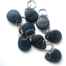 400PCS Black125KHz T5577 Copy Rewritable Writable Rewrite Duplicate RFID Tag Copy 125khz card Proximity Token Keyfobs