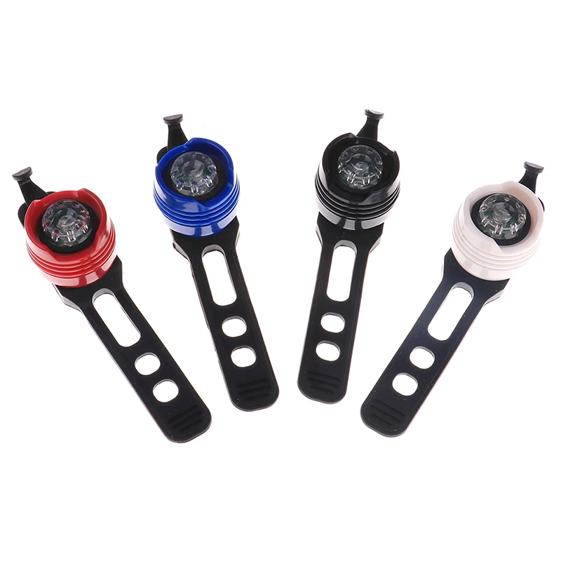 Cycling Warning Lamp Led Waterproof Bicycle Tail White Flash Light Bike Safety | Спорт и развлечения