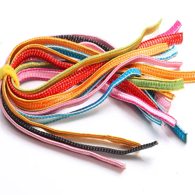 10X Colorful Long Bungee Braid Ties Hair Elastic String Rope Ponytail