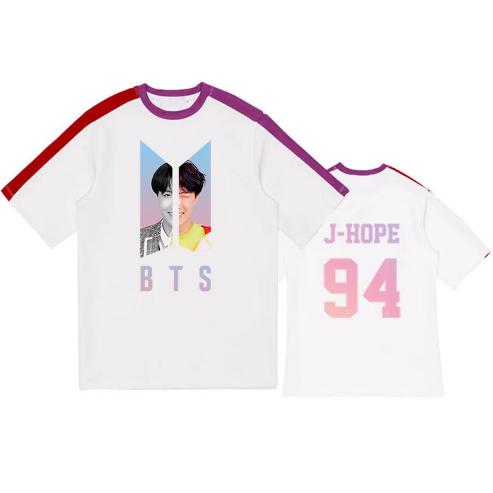 

NEW KPOP T shirts around the bottom shirt loose Korean summer men and women students T-shirt lovers