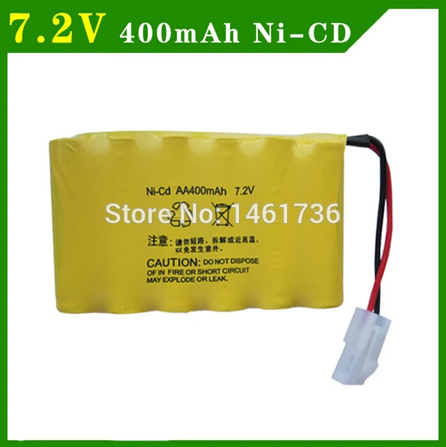 7.2V 400mAh Rechargeable Ni-cd AA Battery Pack 5559 2P Plug for Huanqi 516 558 RC Tank 538 RC Car And Other RC Toys