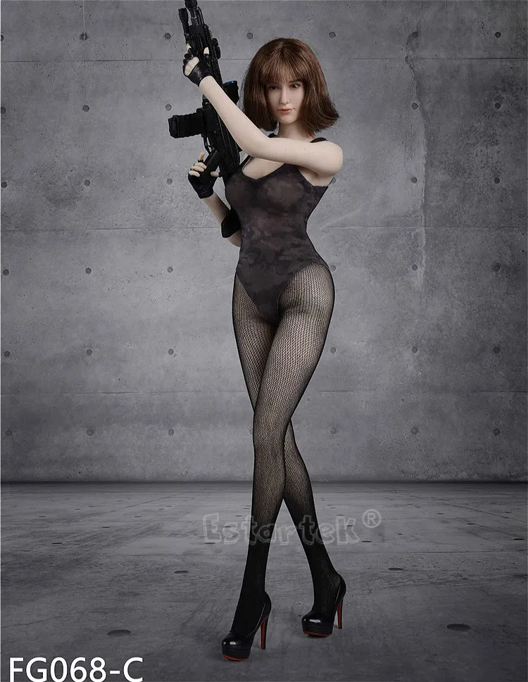 Fire Girl Toys FG068 A/B/C 1/6 Камуфляжный купальник бесшовные чулки Набор для 12 дюймов Phicen