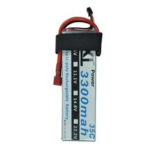 XXL Lipo Batterie 3300 mah 7.4 V 2 s 35C Pour Trex-450 480 télécommande voiture Quadricoptères RC Hélicoptères Bateaux