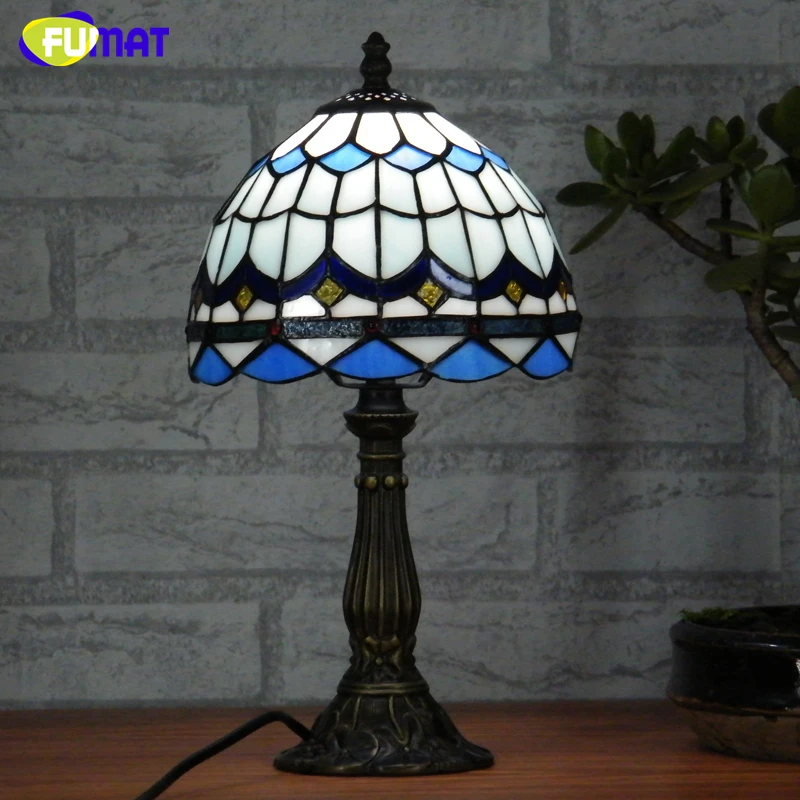 glass art lamp