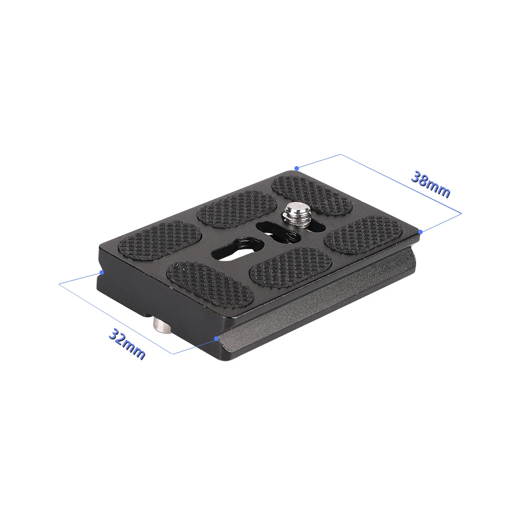 Kaliou Universal PU-60 Metal Quick Release Plate Camera Tripod Adapter Mount Plate Board For Benro Arca Swiss Tripod Ballhead
