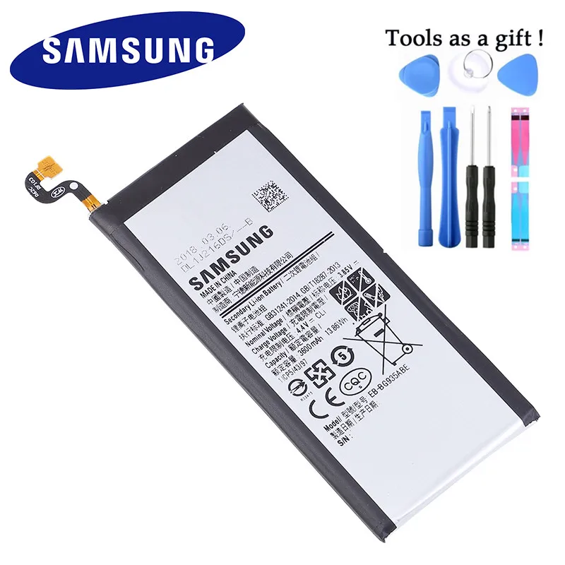 Original Samsung Battery For Galaxy S7 Edge G935 G9350 G935f G935fd G935w8  3600mah Eb-bg935abe Samsung S7 Edge Battery - Mobile Phone Batteries -  AliExpress
