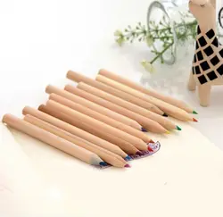 12 шт./лот 12 Цветов Цветные карандаши Новые Симпатичные деревянные написания картины карандаши школьные принадлежности
