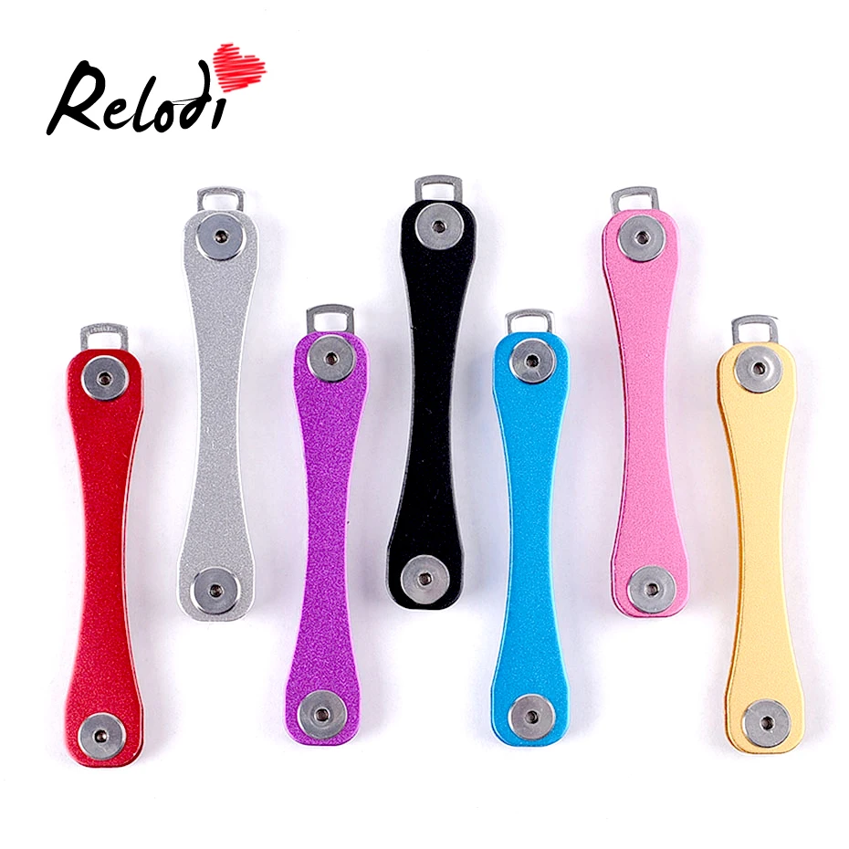 

Relodi DIY Organizer Clip Folder Keychain Pocket Smart Key Holder Portable Compact Key Wallets Ring Collector Housekeeper SP1982