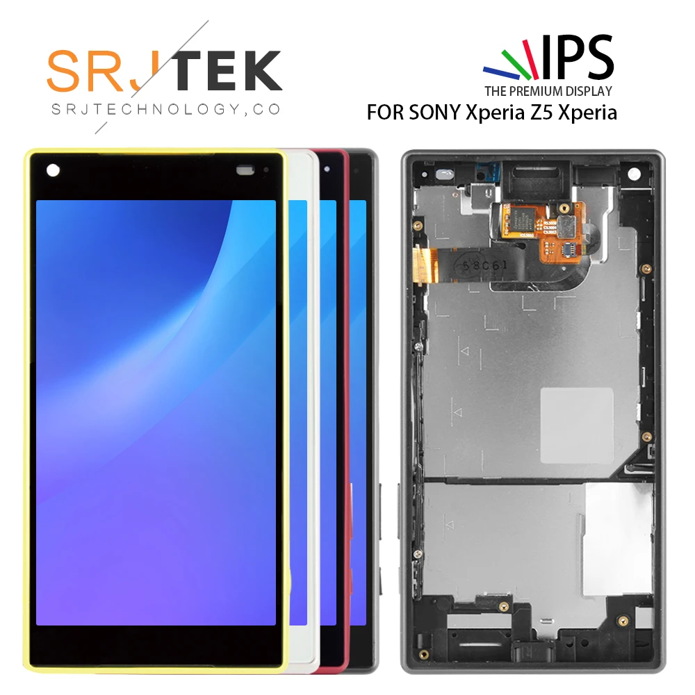 

4.6" For Sony Xperia Z5 Compact Mini E5803 E5823 LCD Display Touch Screen Digitizer Assembly With Frame Replacement Parts