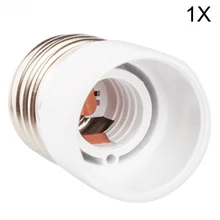 1x Converter E27 TO E14 Adapter Conversion Socket High Quality Material Fireproof Socket Adapter Lamp Holder