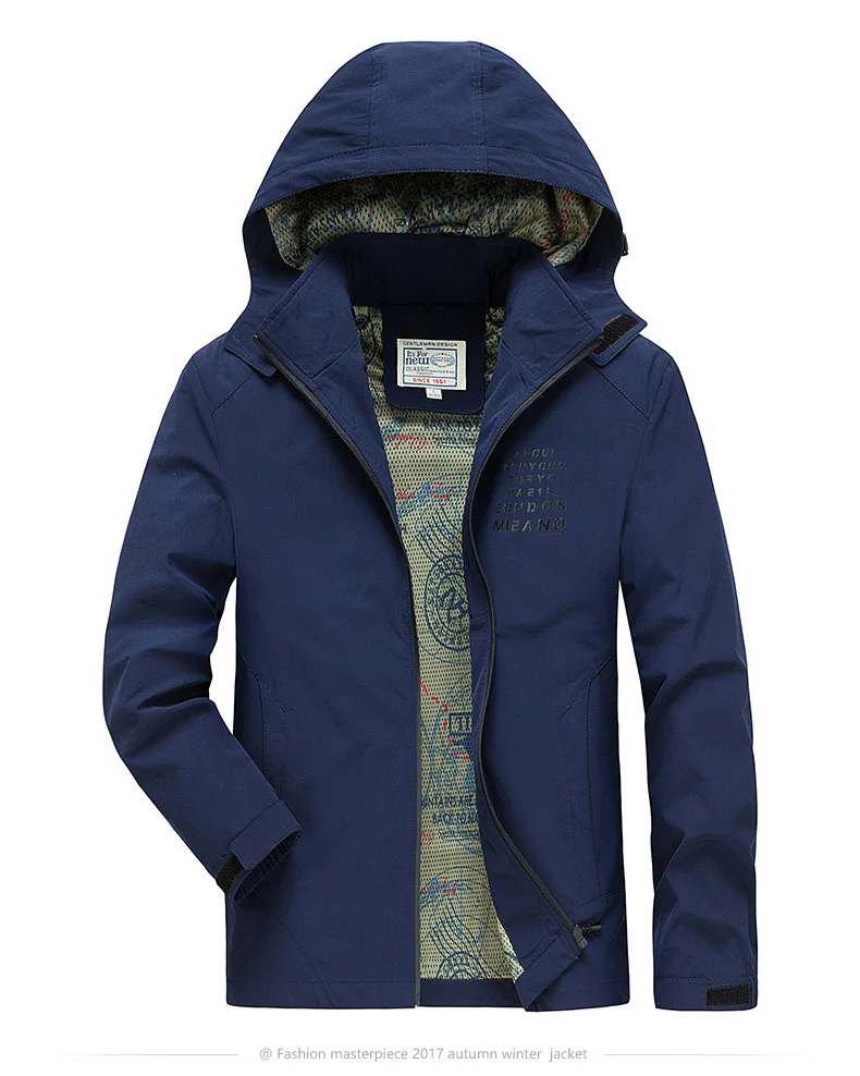Waliicorners Autumn Mens Jackets Casual Military Jacket Windbreaker Quick Dry Coat Men Mesh Liner Plus Asian Size 4XL veste homme 14 7