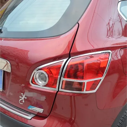 Автомобильный Внешний Хром для Nissan Qashqai J10 Dualis + 2 передних фары задние крышка