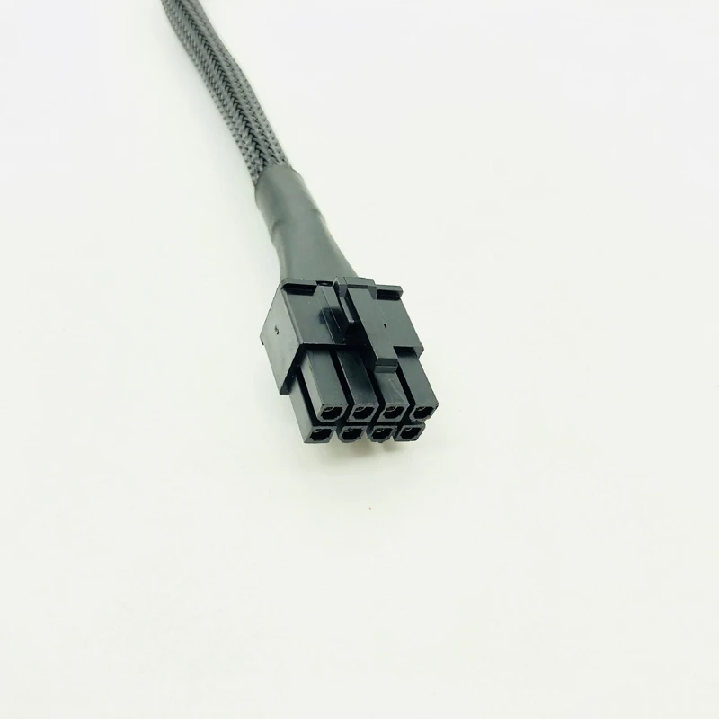 Черный 650 мм рукав 8pin кабель питания для процессора 8Pin до 8(4 + 4) Pin модульные кабели