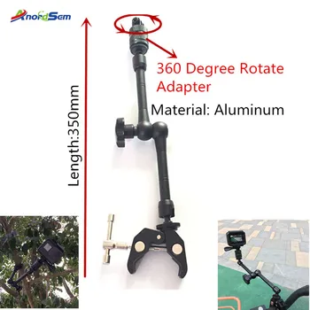 

Anordsem Accessories Gimbal Magic Arm Bike Motorcycle Handlebar Mount For Gopro Hero 8 7 6 5 5Session 4 3 SJ Xiaomiyi 4K Camera