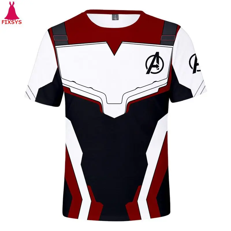 

The Avengers Endgame Quantum Realm Sweatshirt T Shirt Cosplay Costumes 2019 New Superhero Iron Man Women Summer T-Shirts Tops