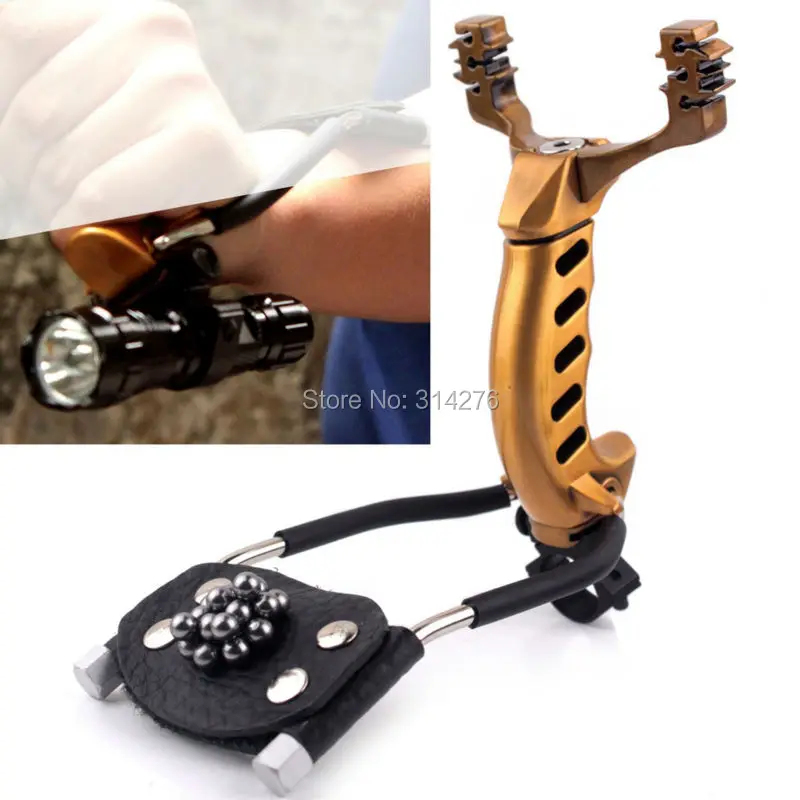 

Professional Powerful Outdoor Sniper Slingshot Hunting Arrow Catapult Wrist Rest