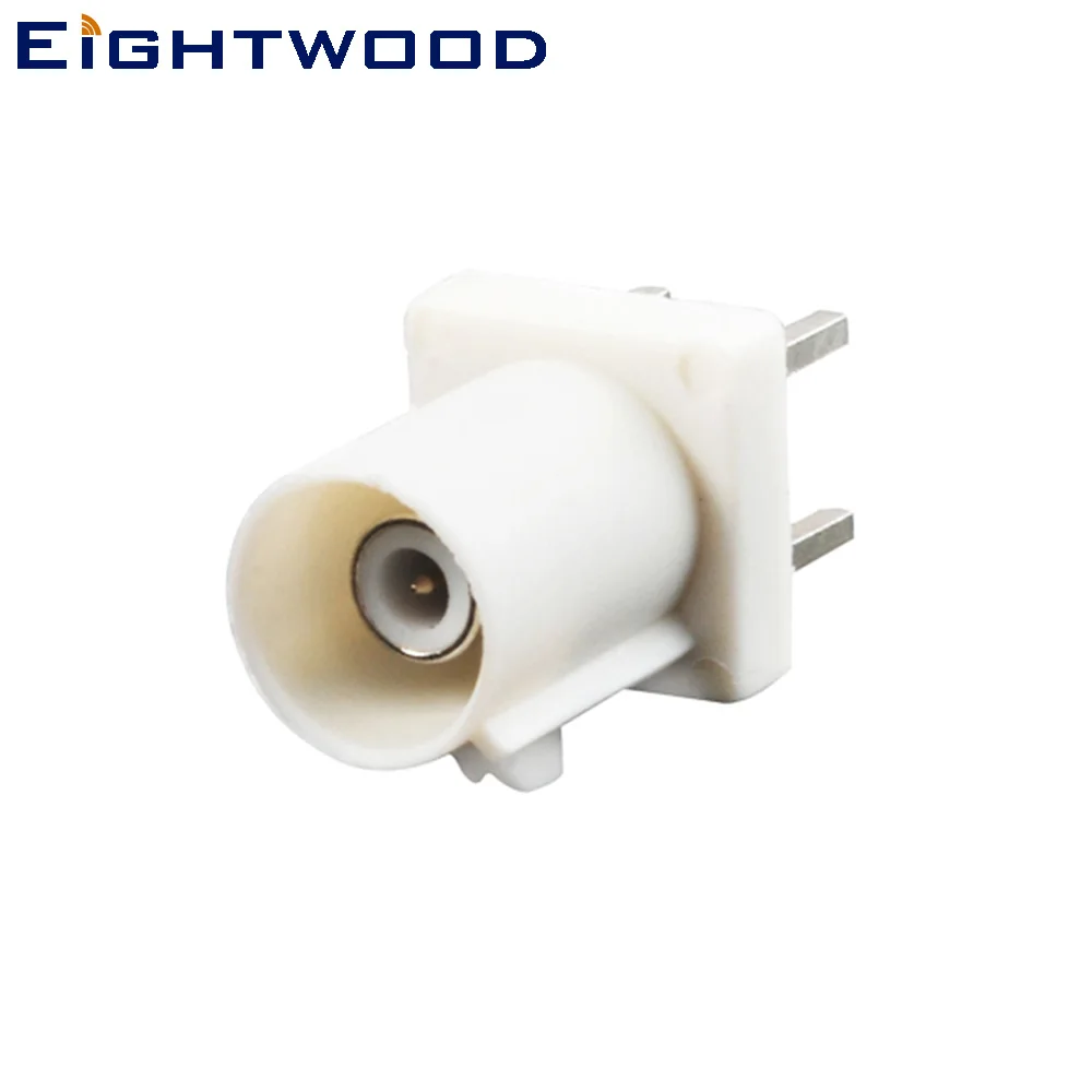 Eightwood 5PCS Fakra B Plug Male PCB Mount RF Coaxial Connector Adapter White /9001 for Radio with Phantom Satellite | Автомобили и
