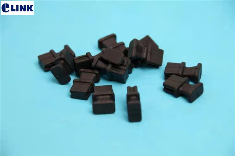 100pcs QSFP dust cap for QSFP+40 module MPOSR4 LR4 ER dust cover black