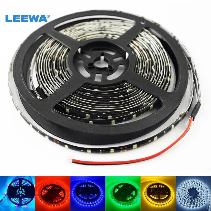 

24V 500cm 5-Meter 3528/1210 SMD 300 Leds Waterproof Car Truck Decoration LED Strip Light 6-Color #CA2135