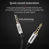 Baseus 3.5mm Jack câble Audio Jack 3.5mm mâle à mâle Audio câble Aux pour Samsung S10 voiture casque haut-parleur fil ligne Aux cordon ► Photo 3/6