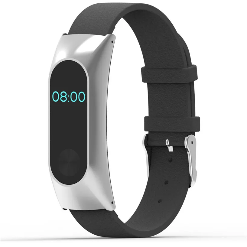 Ремешки для часов GEMIXI сменный ремешок + металлический чехол Xiaomi Mi Band 2 браслет