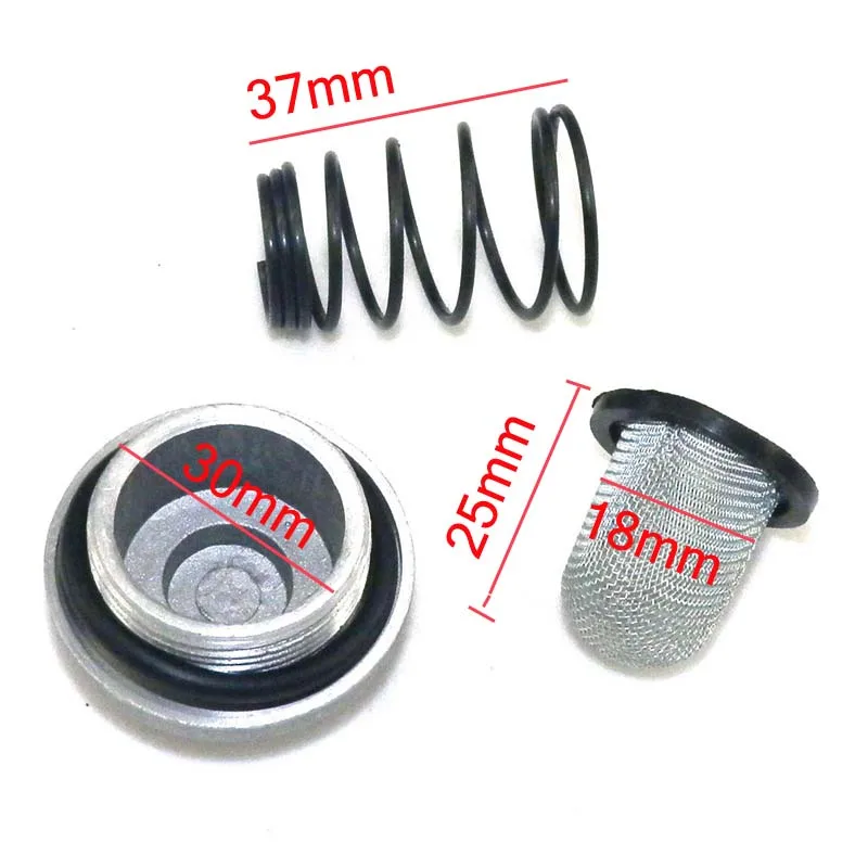 Kit Tappo Scarico Olio Per Scooter GY6 - Compatibile Baotian, Benzhou, Taotao 50-150cc - Foto 9