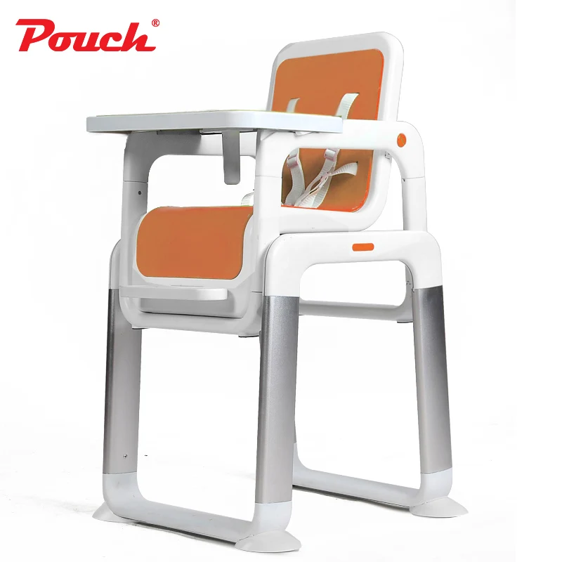 POUCH separate baby dining table, portable kids feeding chair, PP seat kids highchair, 3 in 1 booster seat