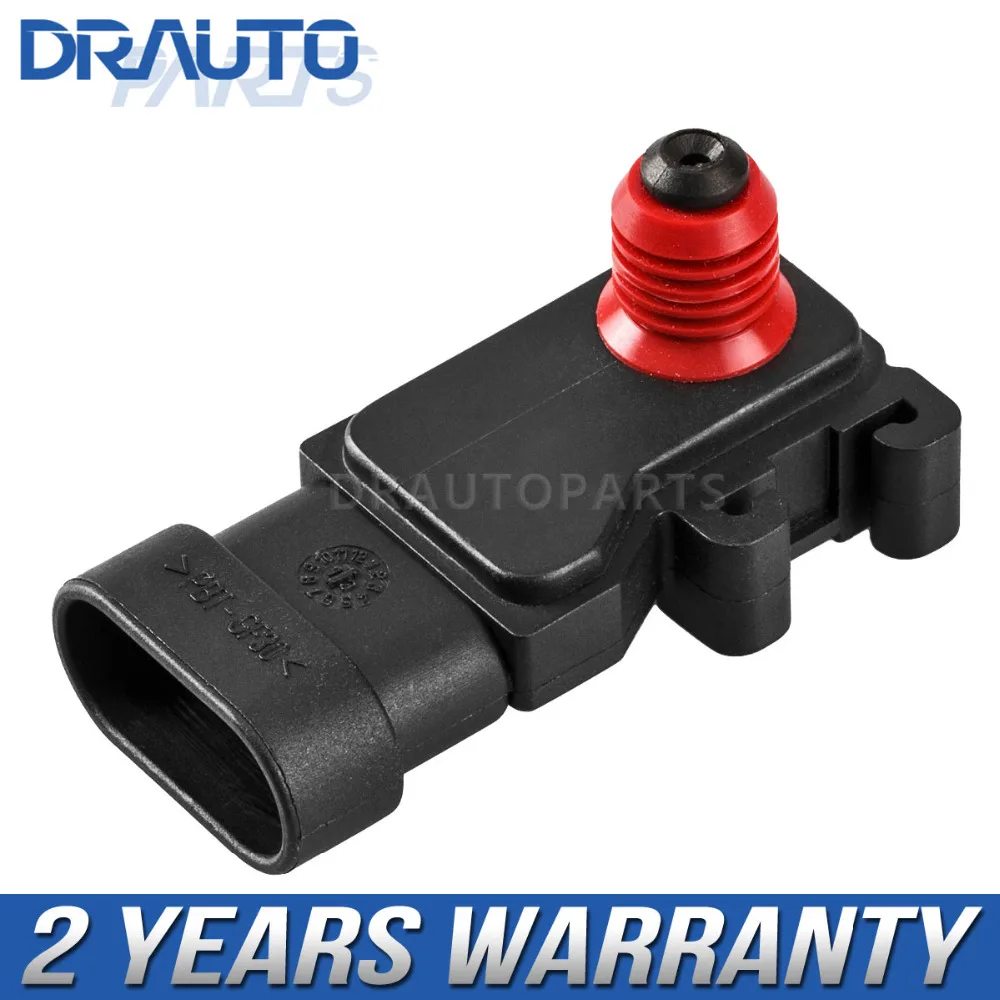 New Map sensor W// Connecotor Fit Acura Buick Century Honda Isuzu Jeep 16137039