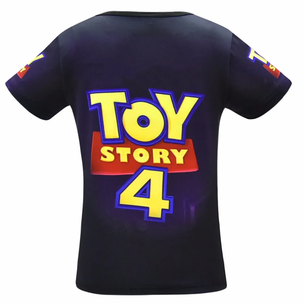 Игрушка из фильма История 4 футболка Летняя футболка футболки с короткими рукавами одежда для мальчиков и девочек-подростков повседневная спортивная одежда для детей