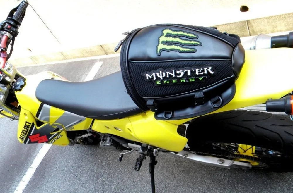 Motocross Bike Motorcycle Rear Back Seat Tail Bag Tool Pouch Hand