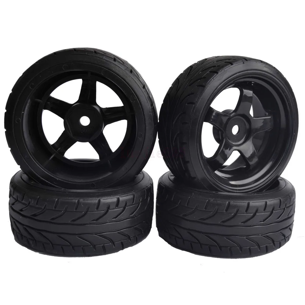 6030 9015 3mm Offset 4PCS RC 110 On Road Drift Car Hard Plastic grain Drift Tires Tyres Wheel