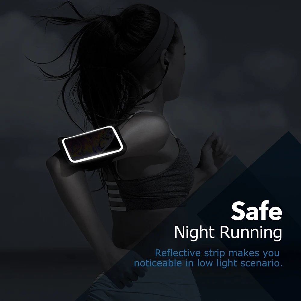 Mpow الرياضة Gym الشارة حقيبة لهاتف أي فون X قابل للتعديل تشغيل الذراع الفرقة على اليد الذكي هواتف محمولة اليد حقيبة ل فون حالة